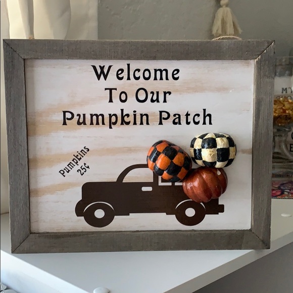 Other - Wooden Pumpkin Patch Sign